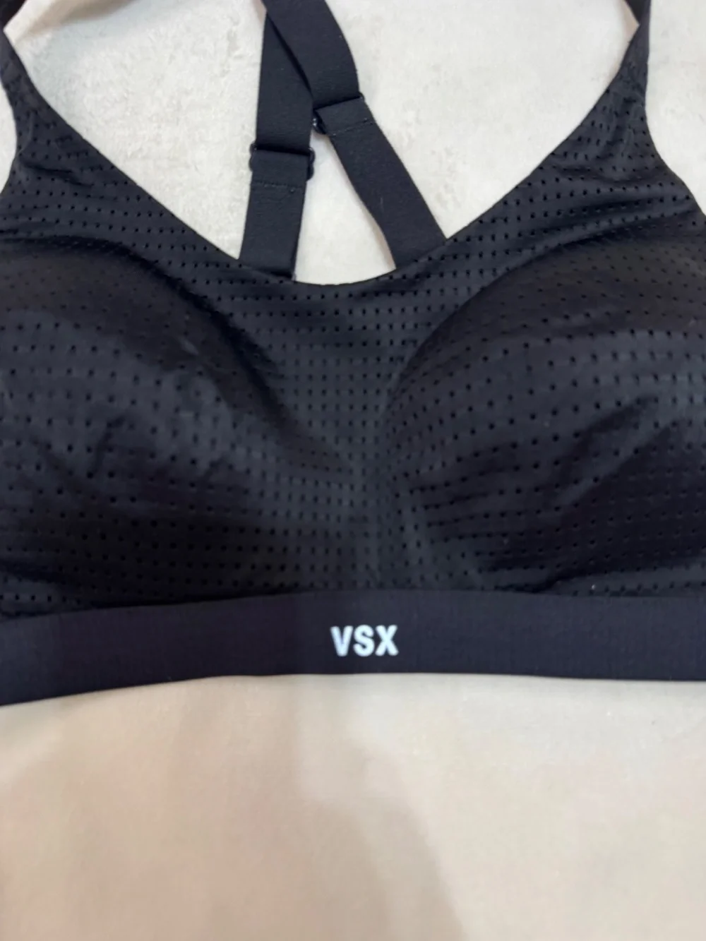 Victoria’s Secret VSX Sport Black Racerback Sports Bra 36B